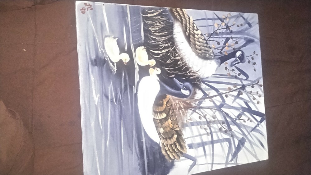 1990 oil painting painted by LC