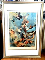 FRAMED LEONARDO NIERMAN LITHO “ Violin Concerto “ – 36 x 24 -Numbered & Signed