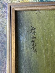 Patsy Newhouse Grand Rapids MI Oil Painting The Good Shepard Vintage