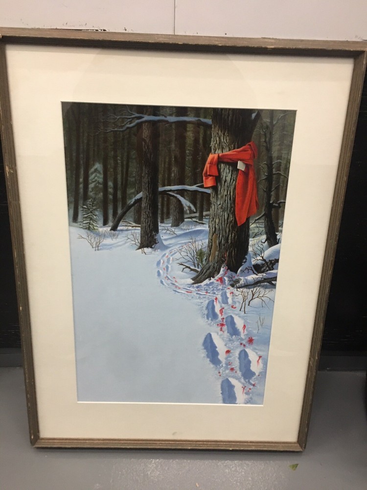 Howard Koslow Signed Original Gouache Book Cover Framed