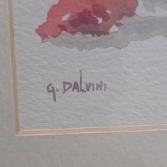 Gloria Dalvini Signed Floral Artwork