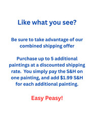 Original Minimalist 11×14 Signed Acrylic Canvas Art Vivid Gold Wall Decor