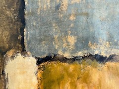 Mid Century Composition Abstract Modernism Expressionism Mixed Media Wove Paper.