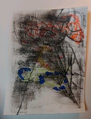 Contemporary Abstract Art Informel Brut Mixed Media Painting Signed Leeroy Decor