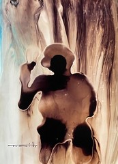 Original Jose Tonito painting.Organic realistic art.FIGURE 30. Otherworldly