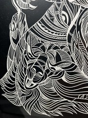 SASCHA BRASTOFF ORIGINAL MID CENTURY SCRATCHBOARD ANTIQUE MCM VINTAGE DRAWING