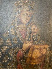 Mary and Jesus Genuine Oil Hand Painting From Peru