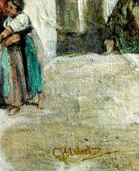 LISTED ITALIAN GIAN CARLO POLIDORI (1895–1962) FINE ORIGINAL OIL PAINTING