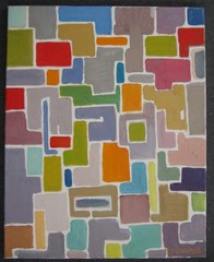 Original Zivanovits COLOR STUDY 5 Abstract Color Field oil