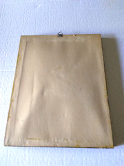 Vintage 70s Poland Sail Boat Straw Picture Black Fabric Ship Straw Painting