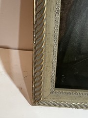VINTAGE PRINT LADY PORTRAIT PAINTING FRAMED