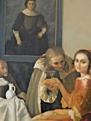 Re-imagined VERMEER , HAL B. RUNYON (1907-1993, S. F. / Hollywood); Signed, O/C