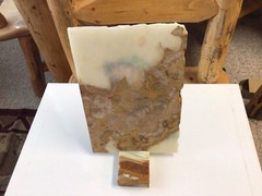 Vintage Unique Beautiful Painting on Granite of Emmeth Kelly the Clown