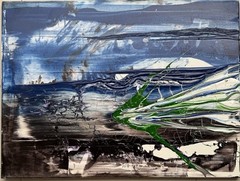 Original Abstract Composition, Oil Painting, Expressionism, 80.0 x 60.0 cm.