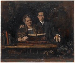 George Weissbort (1928-2013) – 20th Century Oil, The Married Couple