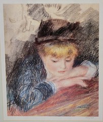 Vintage Framed Renoir Lithograph “The Loge”  with COA limited edition 102/750