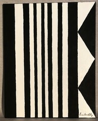 Hand Painted Acrylic Abstract Art by Fran Bernholz – (1) 16″x20″
