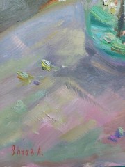 Original Painting poppies and chamomile Art Impressionistic Oil 19x 23in