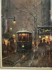 Evening Trolley by G. Harvey Limited Edition Print with Frame 1178/2000