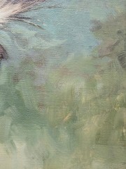 Karen Thayer Native American Child Oil On Canvas Original Signed