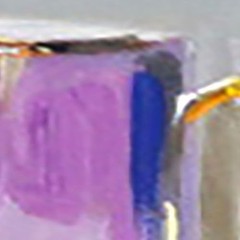 VINTAGE WHITE gold and pink cups Oil Painting 8x12in UKRANE