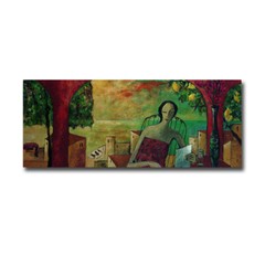 Interior Rojo (Red Inside) by Lourenco Gallery-Wrap Canvas Art (18 in x 44 in)