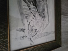 Vintage NATIVE AMERICAN Graphite Artwork SKETCH PRINT Mark Coleman 91 Picture