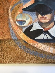 Large Modernist Portrait Surrealism Cubism Expressionism Sister Brutosky Listed