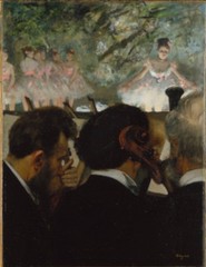 EDGAR DEGAS OIL PAINTING SIGNED