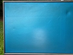 TADAAKI KUWAYAMA 1966 Diptych Acrylic Painting. Modern Abstract Minimalist Art