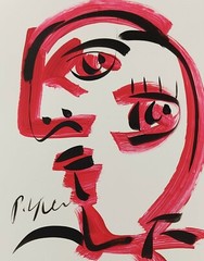 Original Peter Robert Keil abstract oil painting 22 1/4” (56cm) X 28.5” (72cm)