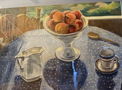Marilyn Mess Fruit Art Original Vintage Decorative Large Peaches Maryland
