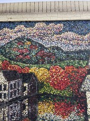 Jo Cain PAINTING ANTIQUE WPA LANDSCAPE POINTILLISM RHODE ISLAND IMPRESSIONISM
