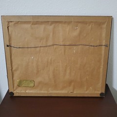 Vintage Framed Wall Painting ‘Tender Yesterdays (11″x14″) Artist: D Morgan ’99