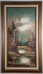 Heinz Ross – (b1928 – ?) – German – Oil on Canvas – COO – 16 1/2″ W x 29″ H