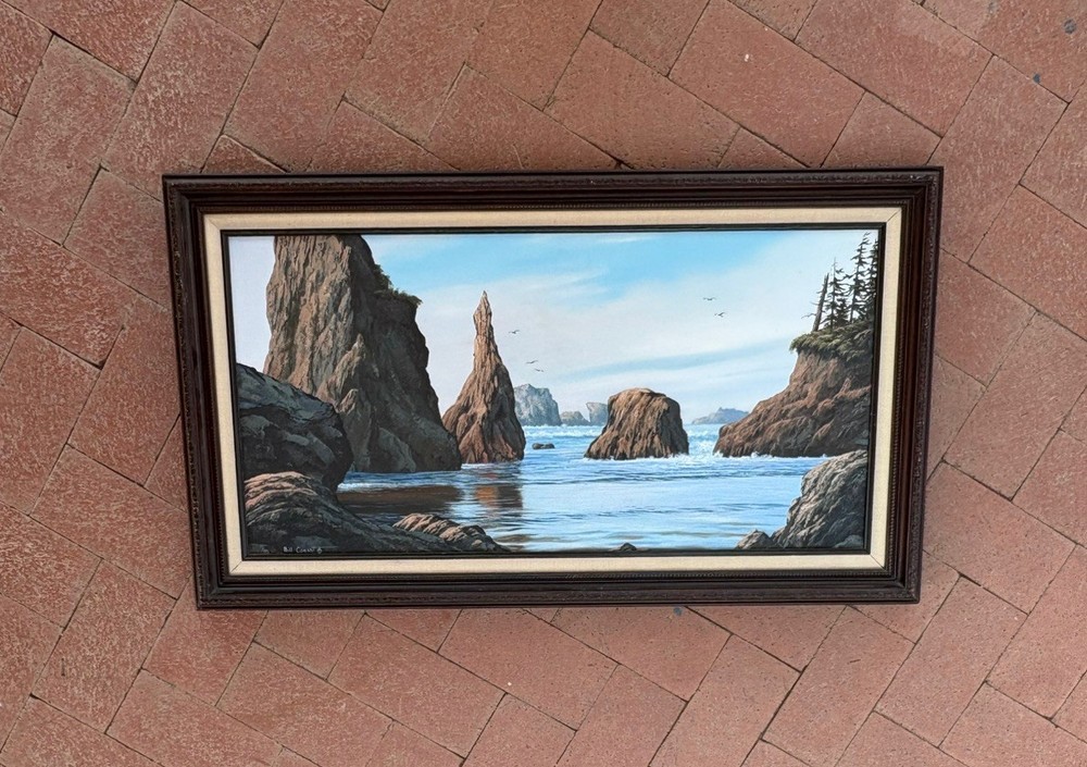 Bill Conant Original Painting Oregon Coast Seascape Coastal Landscape