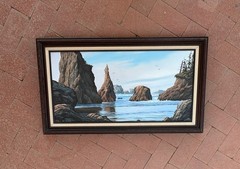 Bill Conant Original Painting Oregon Coast Seascape Coastal Landscape