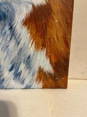 9 x 12 Acrylic Painting on Canvas ….“ Fox in Winter“