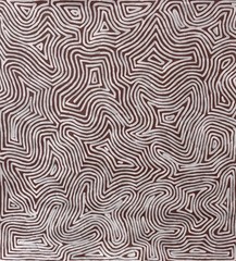 George “Hairbrush” Tjungurrayi 💕💕Aboriginal Art 96cm X 92cm COA Inc GHT01