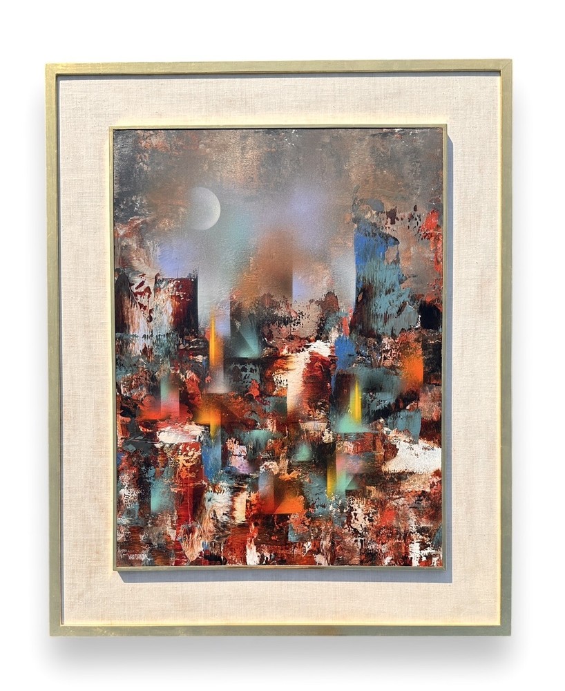 Leonardo Nierman oil painting Ruins