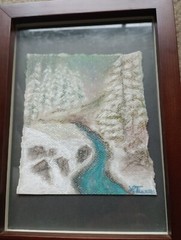 Glass Framed Original Pastel