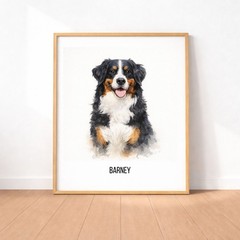 Custom Pet Portrait From Picture Custom Dog Portrait Custom Pet Portrait Pet