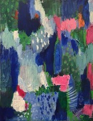 Original Abstract Expressionism 11×14 Bright Signed Unique Fine Art Monet Ins