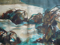 TOBY SARICH, IMPRESSIONIST COAST COASTAL SEASCAPE IMPRESSIONISM MODERN CALIF CA