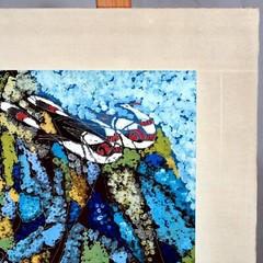 EUC Ting Shao Kuang Untitled Guoache on Board Original Painting Hand Signed OOAK