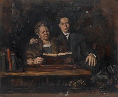 George Weissbort (1928-2013) – 20th Century Oil, The Married Couple