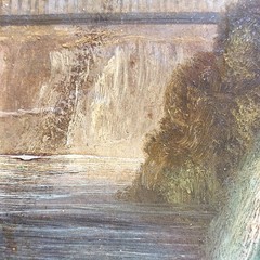 Niagara Falls Oil Painting By William Merritt Post Blue Book Listed Artist AS-IS