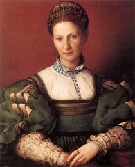 Art Oil painting agnolo bronzino – portrait of a lady in green free shipping NR