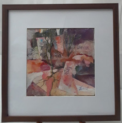 Gouache Multi Media Signed By Don Trout Artist Framed – Matted „Our Legacy“