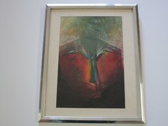 JUDITH HEBREW SIGNED ABSTRACT DRAWING MODERNIST EXPRESSIONISM NON OBJECTIVE
